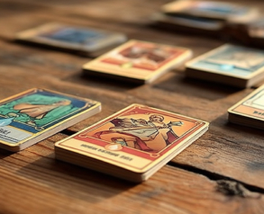 3:16 Pathway game cards on a wooden table